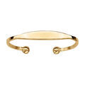 Bracelet esclave en vermeil 62 mm de diam&egrave;tre