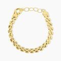 Histoire d'Or Bracelet Allure Argent Jaune