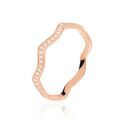Bagues sur Grenoble : Histoire d'Or Bague Jasmyn Argent Rose Oxyde De Zirconium