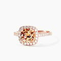 Histoire d'Or Bague Soa Argent Rose Oxyde De Zirconium
