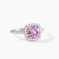 Histoire d'Or Bague Soa Argent Rose Oxyde De Zirconium