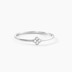 Histoire d'Or Bague Lysandra Argent Blanc Oxyde De Zirconium