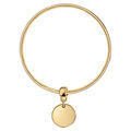 Bracelets sur Artemare : Bracelet jonc en vermeil massif 3mm diam&egrave;tre 66 avec rond coulissant vierge &agrave; graver