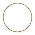 Bracelet en vermeil massif fil demi jonc 4mm de largeur - diam&egrave;tre 60