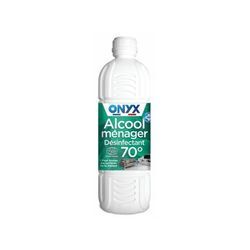 Alcool m&eacute;nager d&eacute;sinfectant 70� 1 bouteille(s) de 1 litre(s) 1 litre(s) alcool m&eacute;nager alcool m&eacute;nager d&eacute;sinfectant 70� - onyx