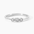 Histoire d'Or Bague Donya Argent Blanc Oxyde De Zirconium
