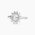 Histoire d'Or Bague Perez Argent Blanc Oxyde De Zirconium