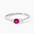 Histoire d'Or Bague Maiwen Argent Blanc Oxyde De Zirconium