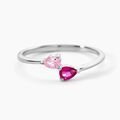 Histoire d'Or Bague Blush Argent Blanc Oxyde De Zirconium