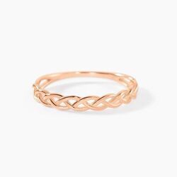 Histoire d'Or Bague Messina Argent Rose