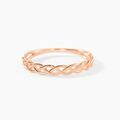 Histoire d'Or Bague Messina Argent Rose