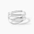 Histoire d'Or Bague Paros Argent Blanc