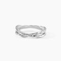Histoire d'Or Bague Paros Argent Blanc