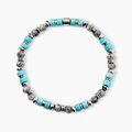 Jourdan Bracelet Naturel Autres Tricolore Turquoise H&eacute;matite Jaspe Africain