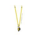 Equipement de protection EPI sur Annecy : Longe double absorbica y 150cm jaune avec absorbeur d'&eacute;nergie 1.50 m 1 pi&egrave;ce(s) longe double absorbica y 150cm - petzl distribution