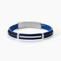 Bracelet Jourdan Otto Cuir Bleu