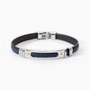 Bracelet Jourdan Cuir Bleu