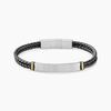 Bracelet Jourdan Cuir De Vache Noir