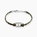 Jourdan Bracelet Naturel Cordon Kaki