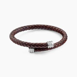 Jourdan Bracelet Cuir De Vache Marron