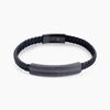 Jourdan Bracelet Cuir De Vache Noir