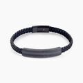 Jourdan Bracelet Cuir De Vache Noir
