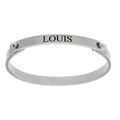 Bracelets sur Artemare : Bracelet en acier rigide &agrave; graver style menotte - 63mm