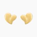 Histoire d'Or Boucles D'oreilles Puces Madlie Acier Jaune