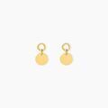 Boucles d'oreille sur Grenoble : Histoire d'Or Boucles D'Oreilles Pendantes Finesse Acier Jaune