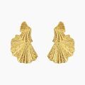 Histoire d'Or Boucles D'Oreilles Puces Mermaid Acier Jaune