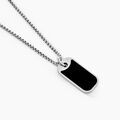 Colliers sur Grenoble : Histoire d'Or Collier Serjac Acier Blanc Agate