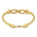 Bracelets sur Artemare : Bracelet en acier dor&eacute; 2 boucles - 21cm