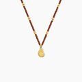 Colliers sur Grenoble : Histoire d'Or Collier Mermaid Acier Jaune Verre