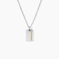 Collier Jourdan Nunko Acier Argent&eacute;