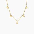 Colliers sur Grenoble : Histoire d'Or Collier Querida Pampilles Acier Jaune