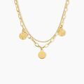 Colliers sur Grenoble : Histoire d'Or Collier Gili Acier Jaune