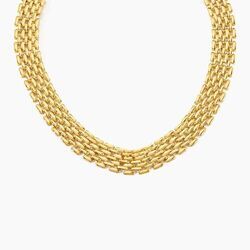 Histoire d'Or Collier Lady Code Acier Jaune