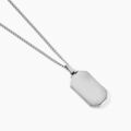 Colliers sur Grenoble : Histoire d'Or Collier Alessio Acier Blanc