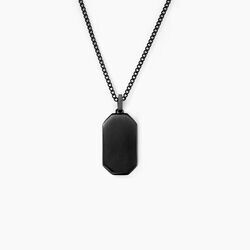 Histoire d'Or Collier Alessio Acier Noir