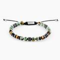 Bracelets sur Grenoble : Bracelet Jourdan Archimedes Acier Argent&eacute; Oeil De Tigre Turquoise