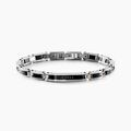 Histoire d'Or Bracelet Dax Acier Tricolore Oxyde De Zirconium