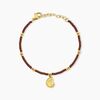 Histoire d'Or Bracelet Mermaid Acier Jaune Verre