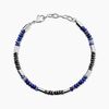 Jourdan Bracelet Naturel Acier Blanc Sodalite H&eacute;matite