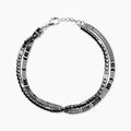 Jourdan Bracelet Naturel Acier Blanc H&eacute;matite