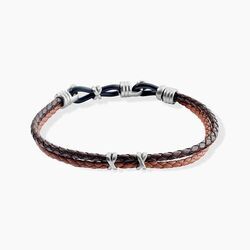 Bracelet Jourdan Colibri Acier Marron