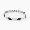 Bracelets sur Grenoble : Histoire d'Or Bracelet Tim Acier Blanc