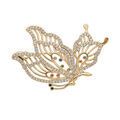 Broches sur Artemare : Broche en vermeil papillon avec oxydes multi couleurs