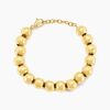 Histoire d'Or Bracelet Perles Solaires Acier Jaune