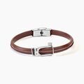 Histoire d'Or Bracelet Seb Acier Blanc