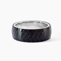 Bague Jourdan Jakab Acier Gris